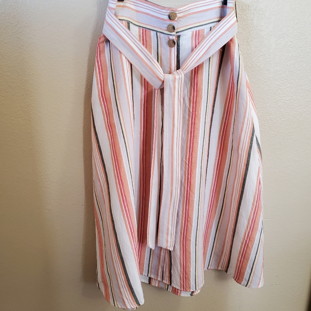 A New Day Linen A line skirt